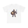 Medieval Knight Shield and Sword T-Shirt | Armored Warrior Tee