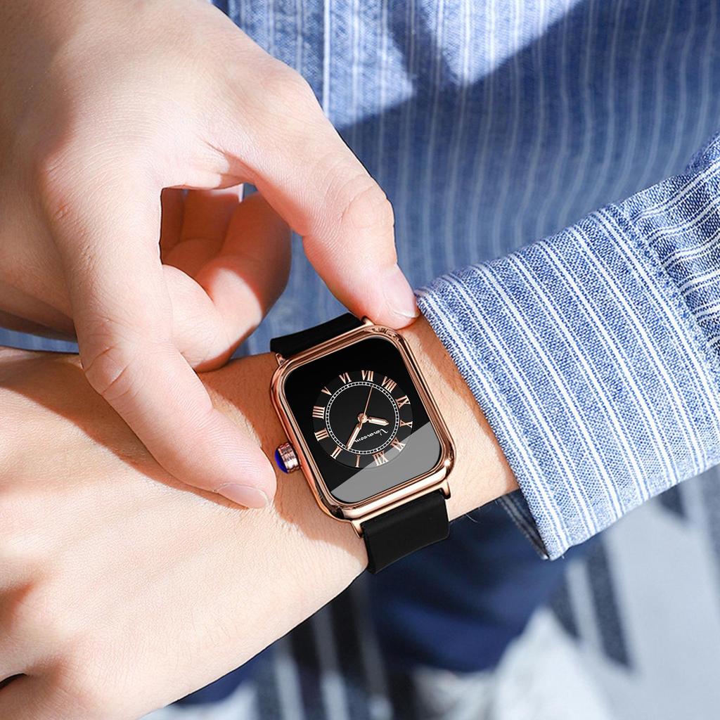 2025 Women's Business Casual Waterproof Quartz Wristwatch with Silicone Band