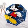 Mickey Mouse,Cartoon Automatic Folding Umbrella   Simple 8 Rib Design, Bright Cartoon Pattern, Durable Iron Frame, Suitable For Travel, Outd