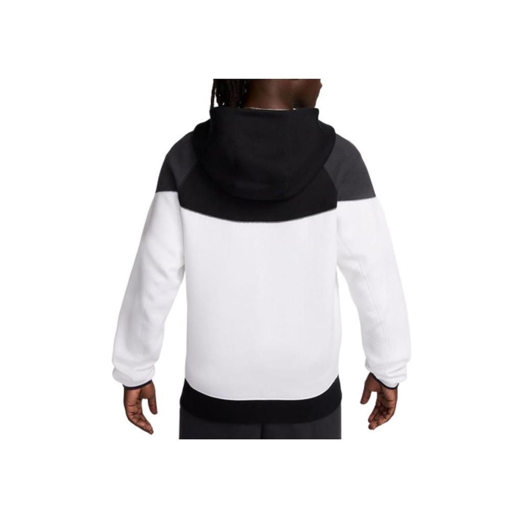 Nike Color Block Hooded Zip-Up Long Sleeve Jacket Men Jackets White FZ4709-101