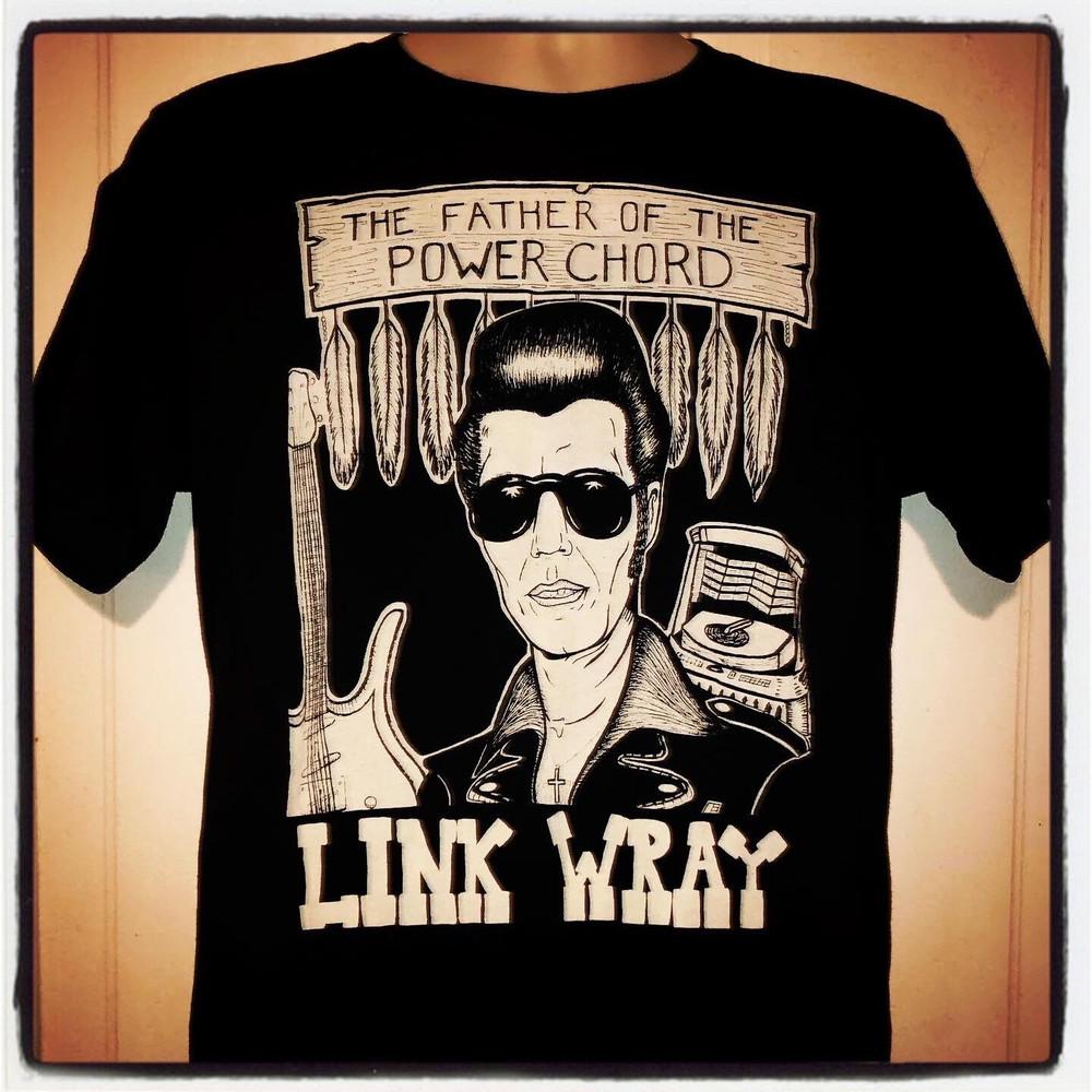 Vintage Unisex Link Wray Tee Shirt Short Sleeve All Size S-5XL Unisex T-Shirt S