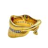 Stylish Curved Leaf Rings Alloy Materials Ergonomic Shape for Extended Wear Casual To Formal Outfits