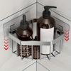 1pc Bathroom and Kitchen General Triangle Storage Rack, Good Fit Corner and Sink Corner, Save Space, Improve Storage Rate