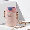 Diller 380ml Pink Insulated Straw Bottle