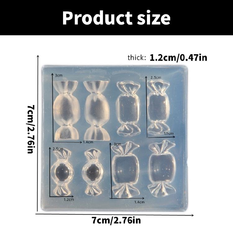 Flexible Silicone Molds Candy Crafting Moulds Clear Soft Molds Silicone Chocolate Moulds Baking Accessories for Baking