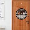 Creative Wooden Cat Welcome Sign - Fun Pet Lover Wall Decoration