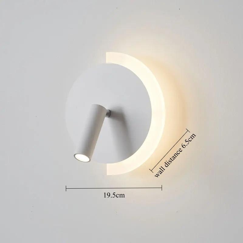 Modern Simple LED Wall Lamp Spotlights Living Room Dining Room Corridor Crossing Lamp Bedroom Bedside Reading Lighting