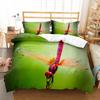 Dragonfly Duvet Cover Set Art Painting Animals Pattern King Queen Size Polyester Comforter Cover for Kids Boys Girls Bedding Set