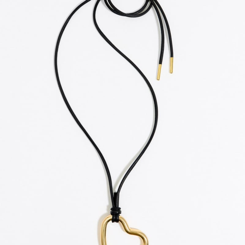 

BIMBA Y LOLA [24FW] BIMBA Y LOLA Gold Heart & Leather Necklace B246AIU003GOF Gold_FREE