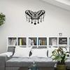 Moon Phase & Moth Metal Wall Art - Witchy Halloween Decor For Home, Bedroom & Yoga Room, Magical Indoor