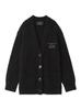 Gelato Pique Joel Robuchon Cardigan PWNT244043 Black Women's