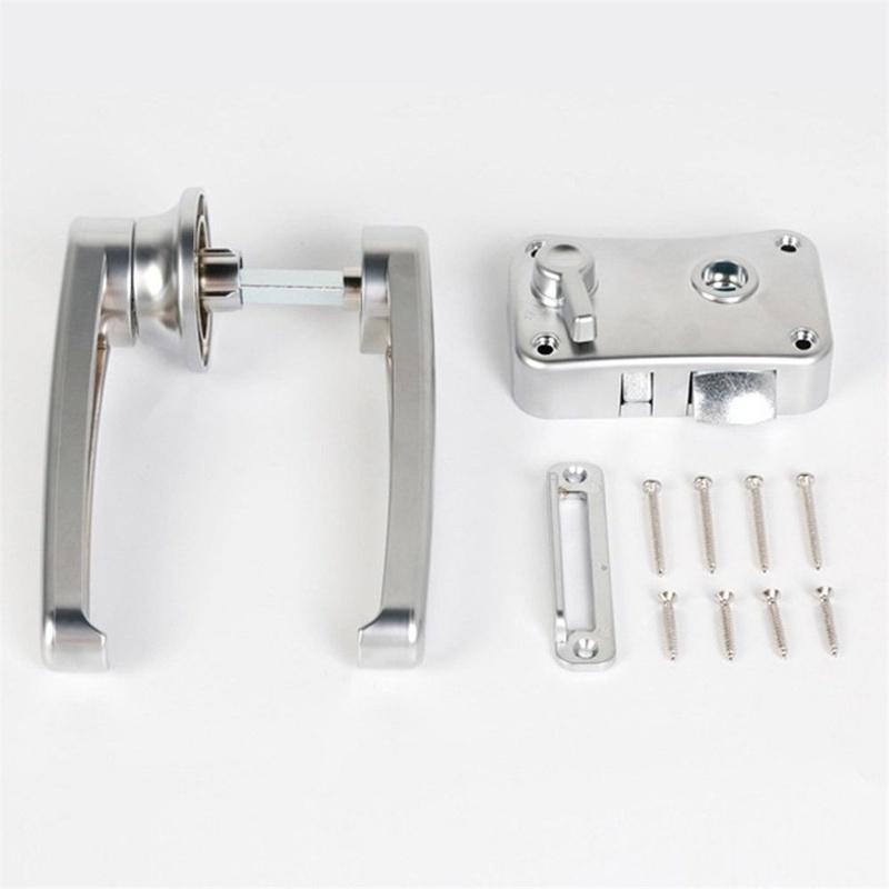 RV Toilet Door Lock Bathroom Door Lock Yacht RV Caravan Boat Latch Handle Knob Locks For Furniture Hardware Accessories