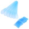 100pcs Cosmetic Spatula Plastic Disposable Hair Removal Cream Tattoo Repair Cream Spatula Blue