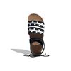 Adidas Originals Adilette Ankle Wrap 'Black White' Women's EF5630