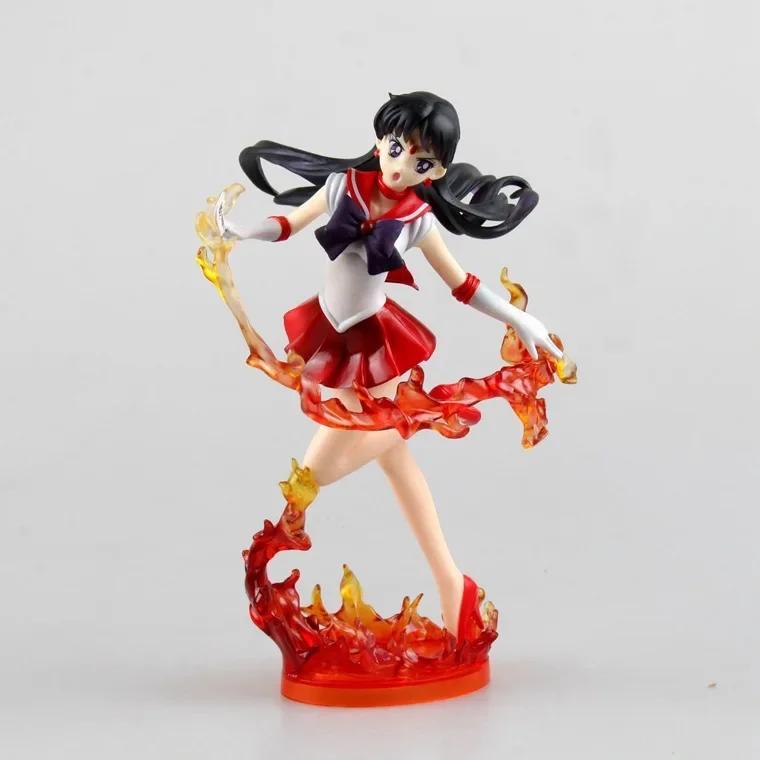 Anime Sailor Moon Tsukino Usagi Tuxedo Mask Sailor Venus Mercury Mars Jupiter Cake Decorations Room Ornament Action Figures Toys