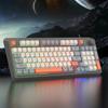 K82 Gaming Keyboard RGB Light Mechanical Keyboard USB Port Gamer Keypad 94 Keys Hot-Swap Keyboard for Notebook Laptop Desktop
