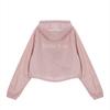 Matin Pink Crop Hoodie Coating Jumper