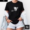 Saturn with Rings and Moons T-Shirt, Outer Space Shirt, Astronomy Tee