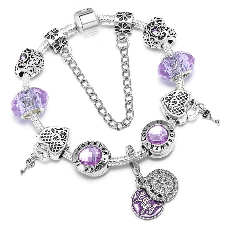 1/16cm 21cm Luxury Cutterfly Snake Chain Bracelet DIY Jewelry Gift For Women Men 41 Styles Trendy Fashion