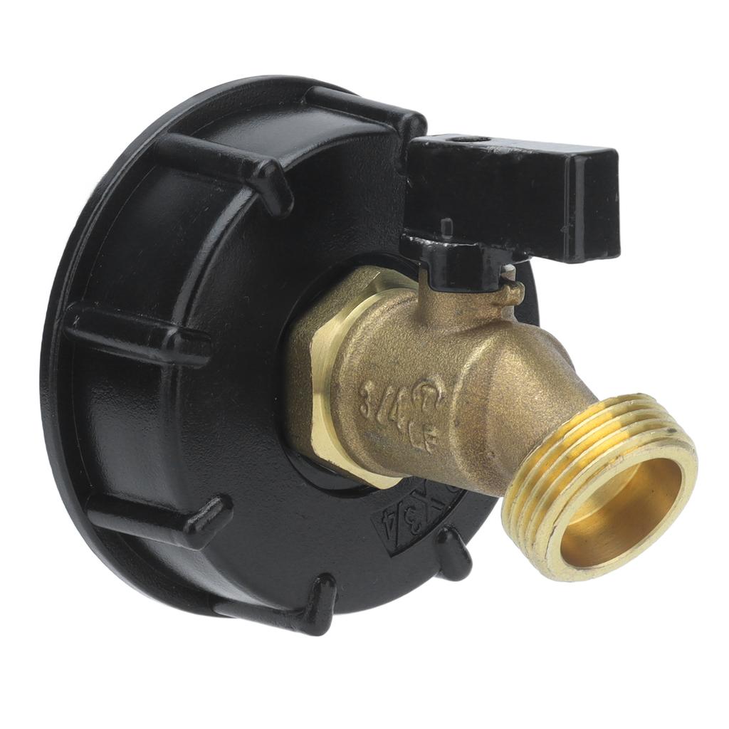 IBC Tote Tank Adapter Male Thread Drain Hose Connector Faucet Tap Valve Fitting Part Tank Faucet Adapter