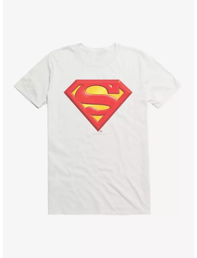 Comics SuperUnisex Logo White TShirt S