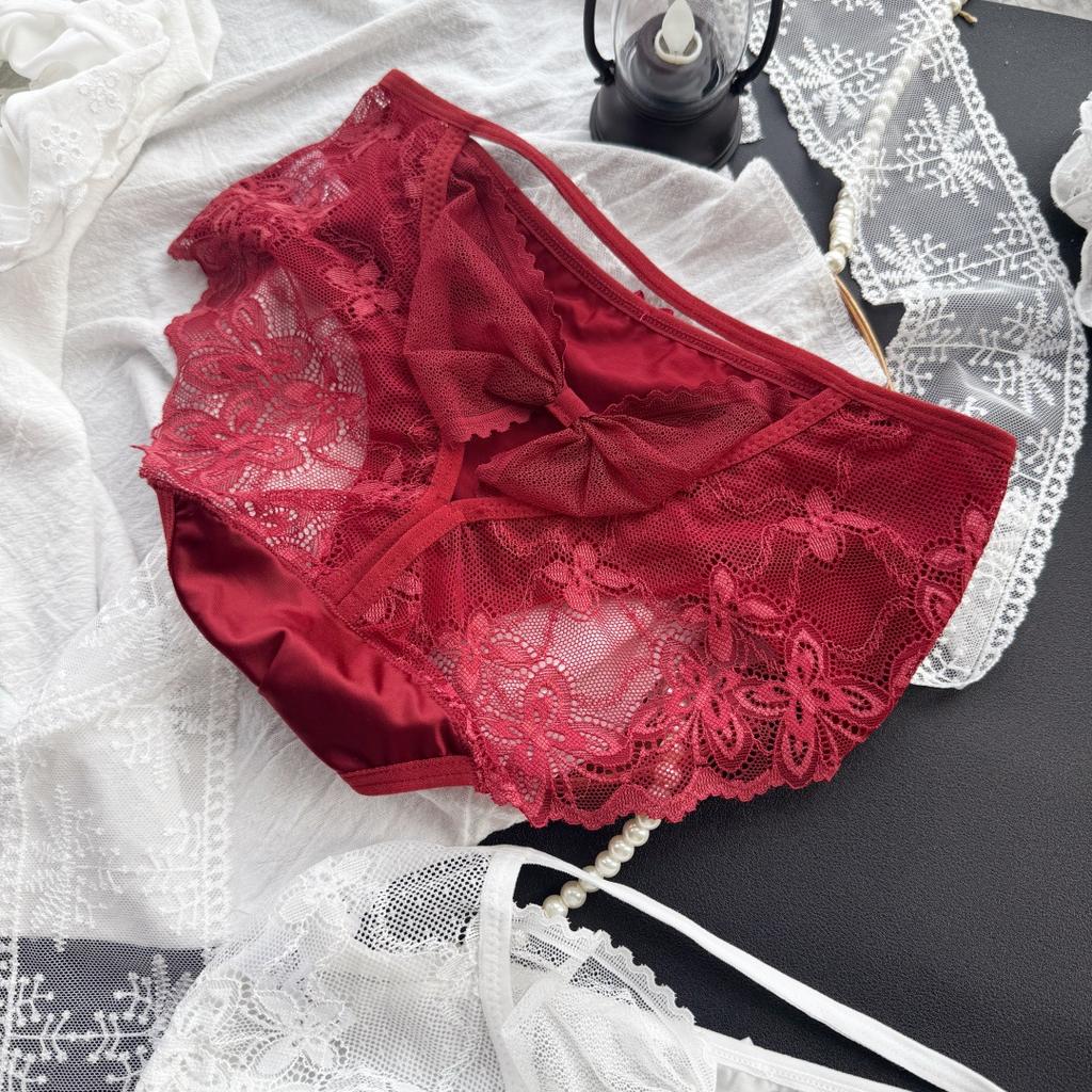Slip da Donna Estivi Sexy in Raso e Pizzo con Cut-out Jacquard Senza Cuciture