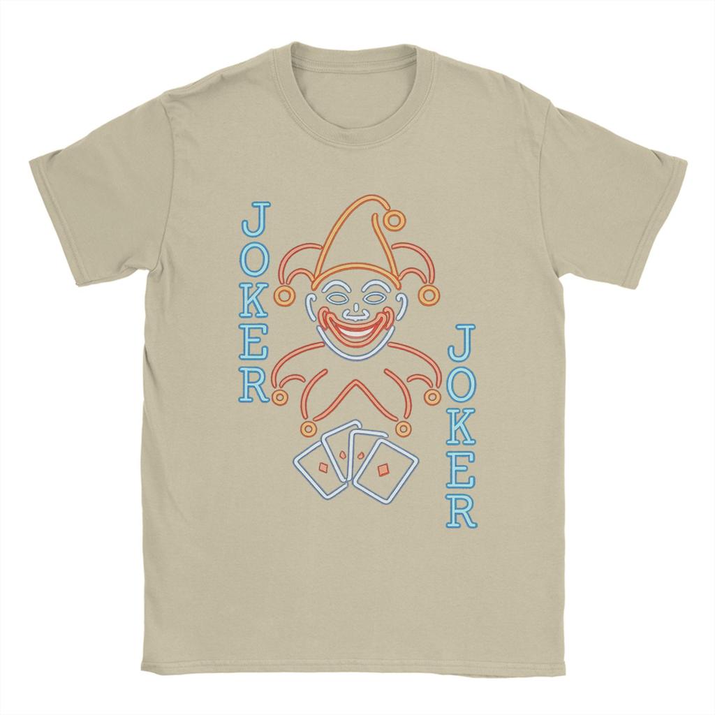 Men's Balatro Game Card Joker Roguelike T Shirts Clown 100% Cotton Clothes Novelty Short Sleeve Crew Neck Tees 4XL 5XL T-Shirts