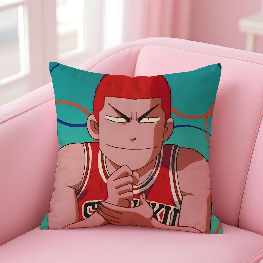 Anime S-Slam D-Dunk Cushion Cover Comfortable Reversible Pillow Cover Ideal For Car Sofa Bedroom & Beyond