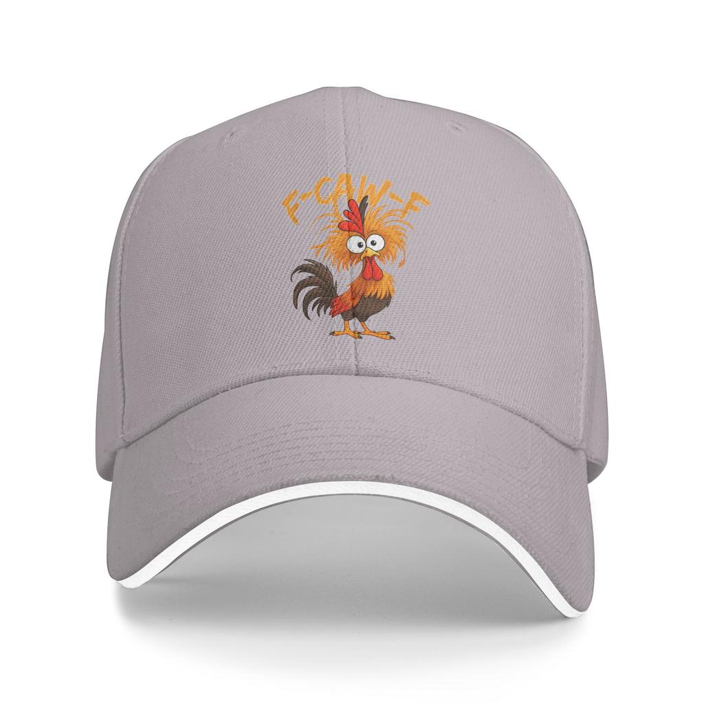 Spring Casual Baseball Cap F Caw F Rooster Funny Bird Fcawf Chicken Whisperer Fawk Hunting Camping Trucker Hat For Women