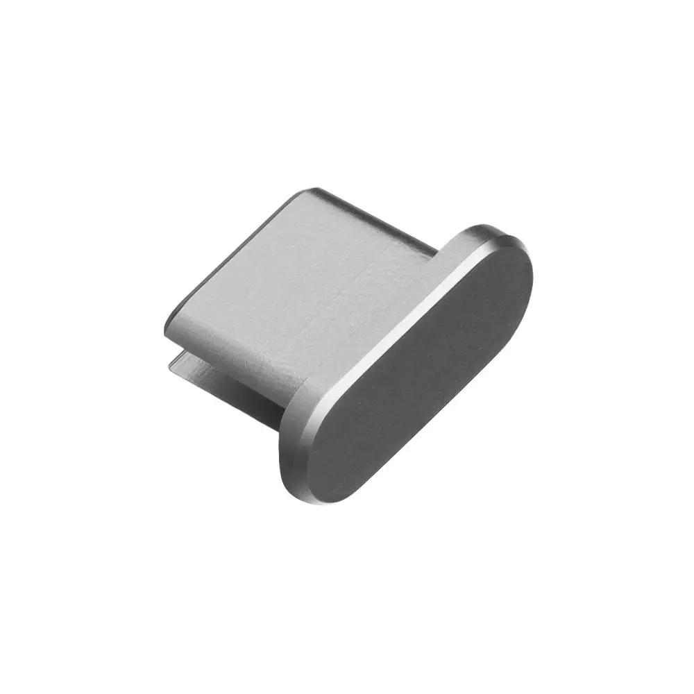 Metal Anti Dust Charger Dock Plug Micro/Type C/IOS Charging Port Stopper Cap Cover for iPhone 13 Pro Max Samsung Galaxy S22