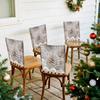 2/4/6pcs/set 45x55cm Christmas Pinecones Chair Cover Table Decoration Dining Seat Chair Covers Dining Room Bar Party Banquate