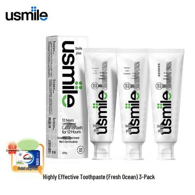Effective Fresh Toothpaste (3x120g) with Soap