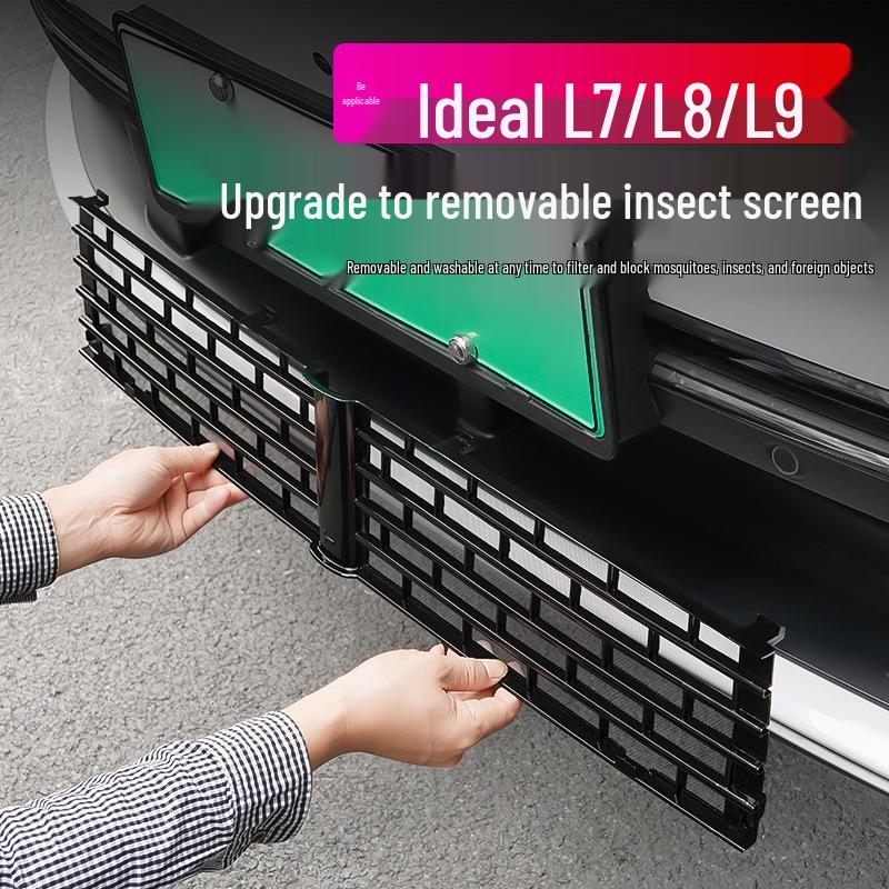 Insect Net Grille Dust Cover for Li Auto L6-L9: Exterior Car Modification Accessory