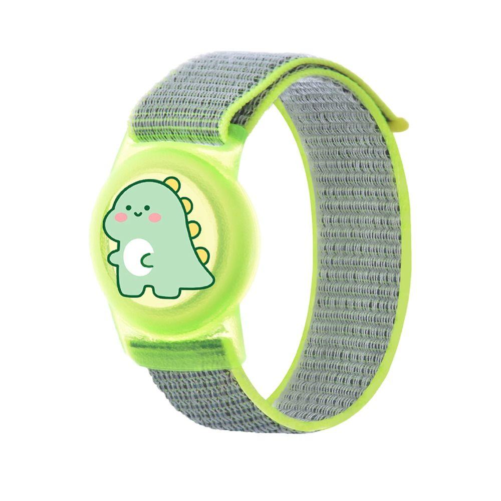 TPU Cartoon Case Nylon Strap Waterproof Child Wristband for Apple AirTag Tracker Accessories