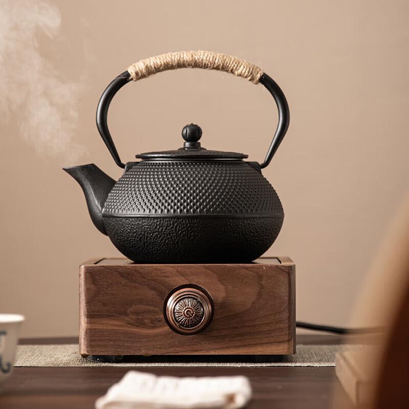 Lingyi Cast Iron & Glass Tea Kettles with Electric Ceramic Stoves