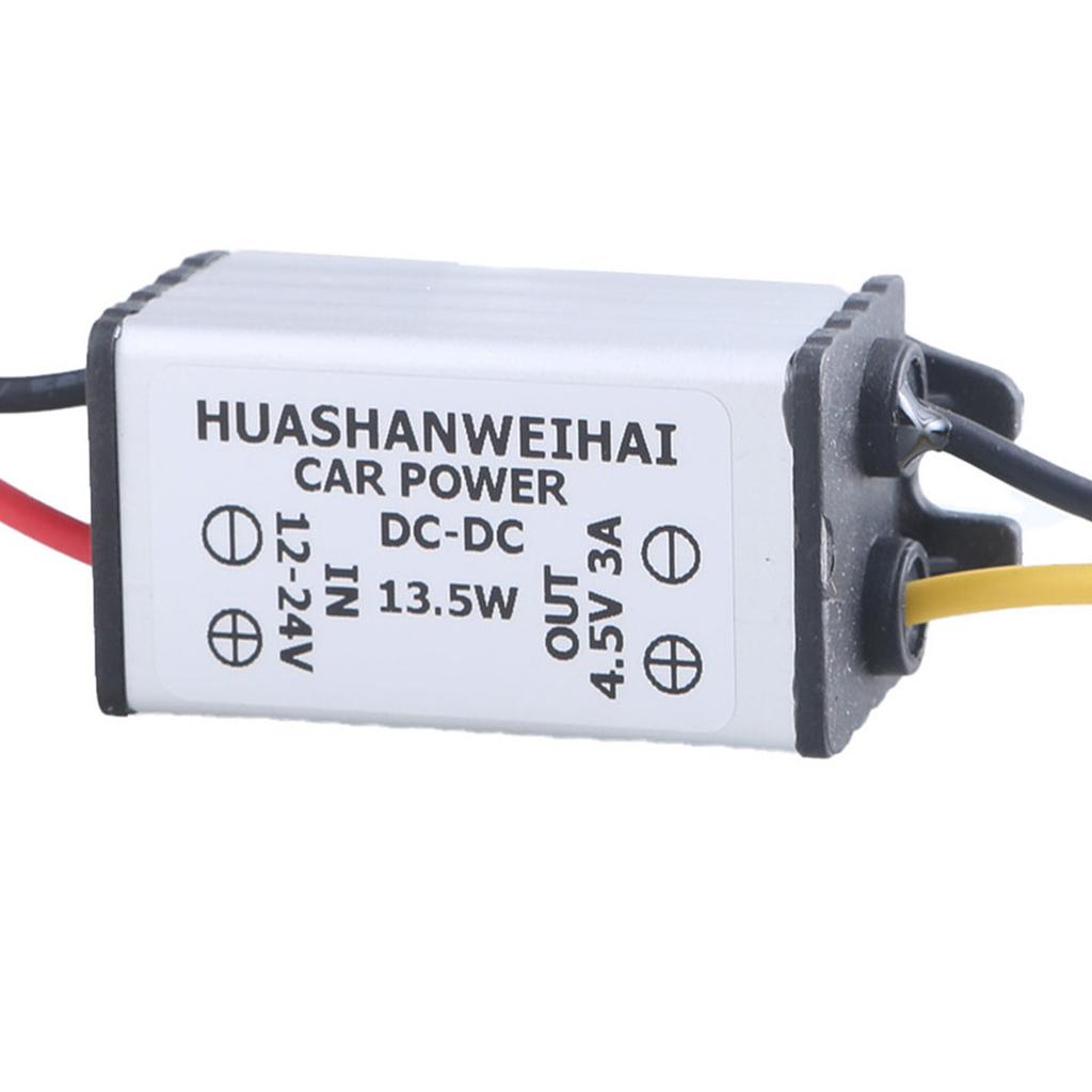 12V 24V to 4.5V 3A Converters IP68 Waterproof Voltages Powers Module DC Buck Converters Module Voltages Regulator