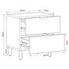 Nightstand Brown 40 x 33 x 46 cm Solid Mango Wood