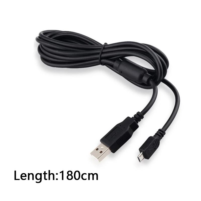 

1.8M USB Data Charging Cable For PS4 Controller Gamepad Charger Cord For PlayStation 4/PS4 Slim/PS4 Pro Gaming Accessories