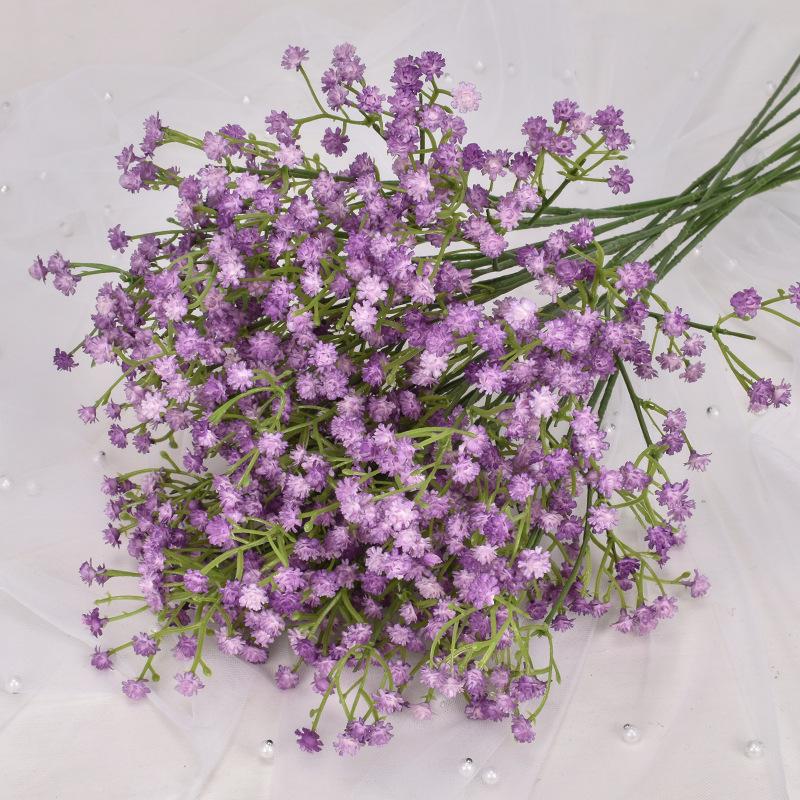 Künstliche Blumen aus Kunststoff, Gypsophila, DIY-Blumensträuße, Arrangement für Hochzeit, Heimdekoration