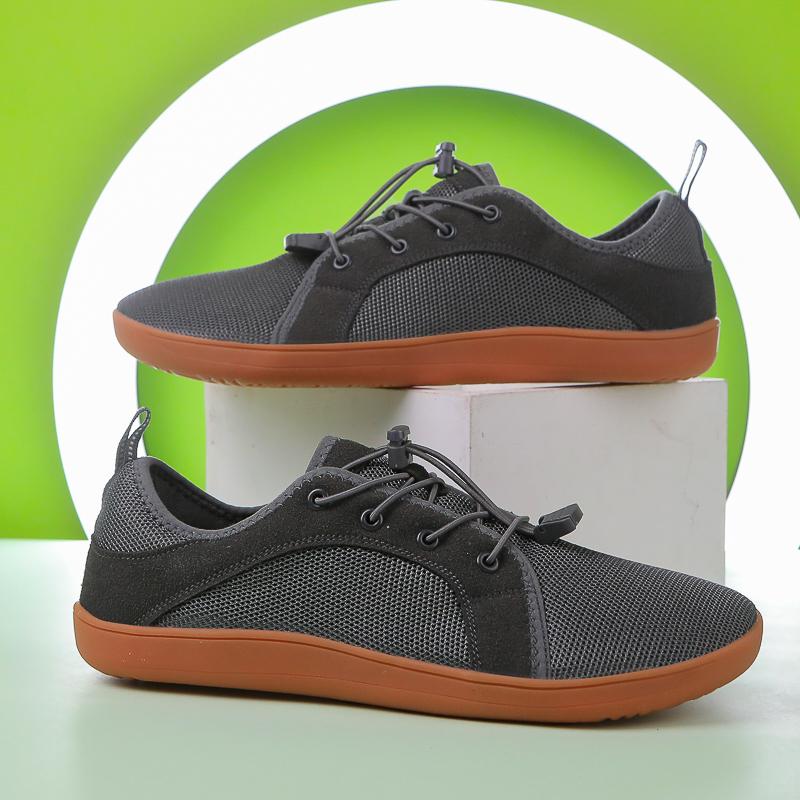 New Wide Toe Neutral Sports Shoes with Flat Mesh Summer Casual Shoes, Suitable for Comfortable Outdoor Training Tennis Men 35-46