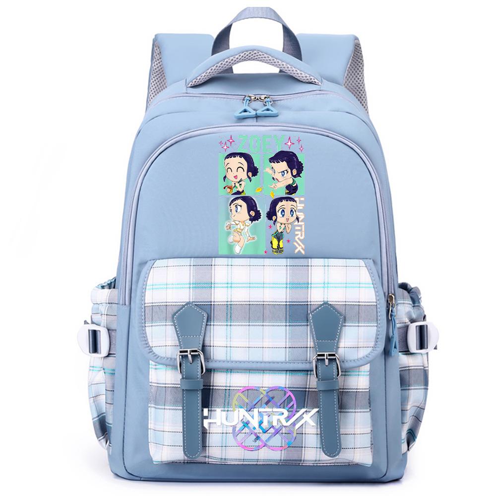 Anime K-Pop Printed Large Capacity Backpack for Teenger Student Girl Boy Schoolbag Bookbag Women Large Capacity Waterproof Travel Bag Kid Gift