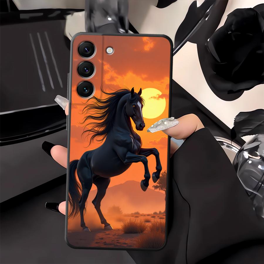 Phone Cover Case for Samsung Galaxy A05 A70 A06 A50 A52 A36 A53 A17 A25 A16 A55 A41 A57 A15 A73 A51 A37 A12 A23 A13 Sky Horse