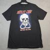MOTLEY CRUE SHIRT Mens Extra Large XL BLACK METAL Rock Music Concert Skull NWT
