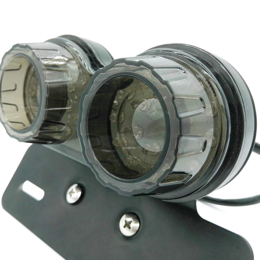 

ONGMEIL Мотоцикл Универсальный Задний Фонарь Дымчатый Линза Задний Фонарь Светодиодный Номерной Знак Подсветка Указателя Поворота