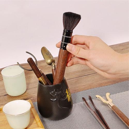 DEVENTORZ Iron Teapot, Ironware, Pot Fork, Nanbu Ironware, Teapot, Kettle, Induction Cooktop Compatible, Iron Supplement, Tea Ceremony Utensil (Pot Fo