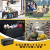 MIKKUPPA Trunk Large Capacity SUV Trunk Storage Foldable with All Black Box, Case, Lid, Dividers, Waterproof, Multi-Compartment Container, Compact,
