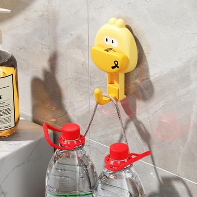 Suction Cup Hook Cartoon Animal Waterproof Bathroom Hook Removable Wall Hook for Bathroom Towels Kitchen Utensils
