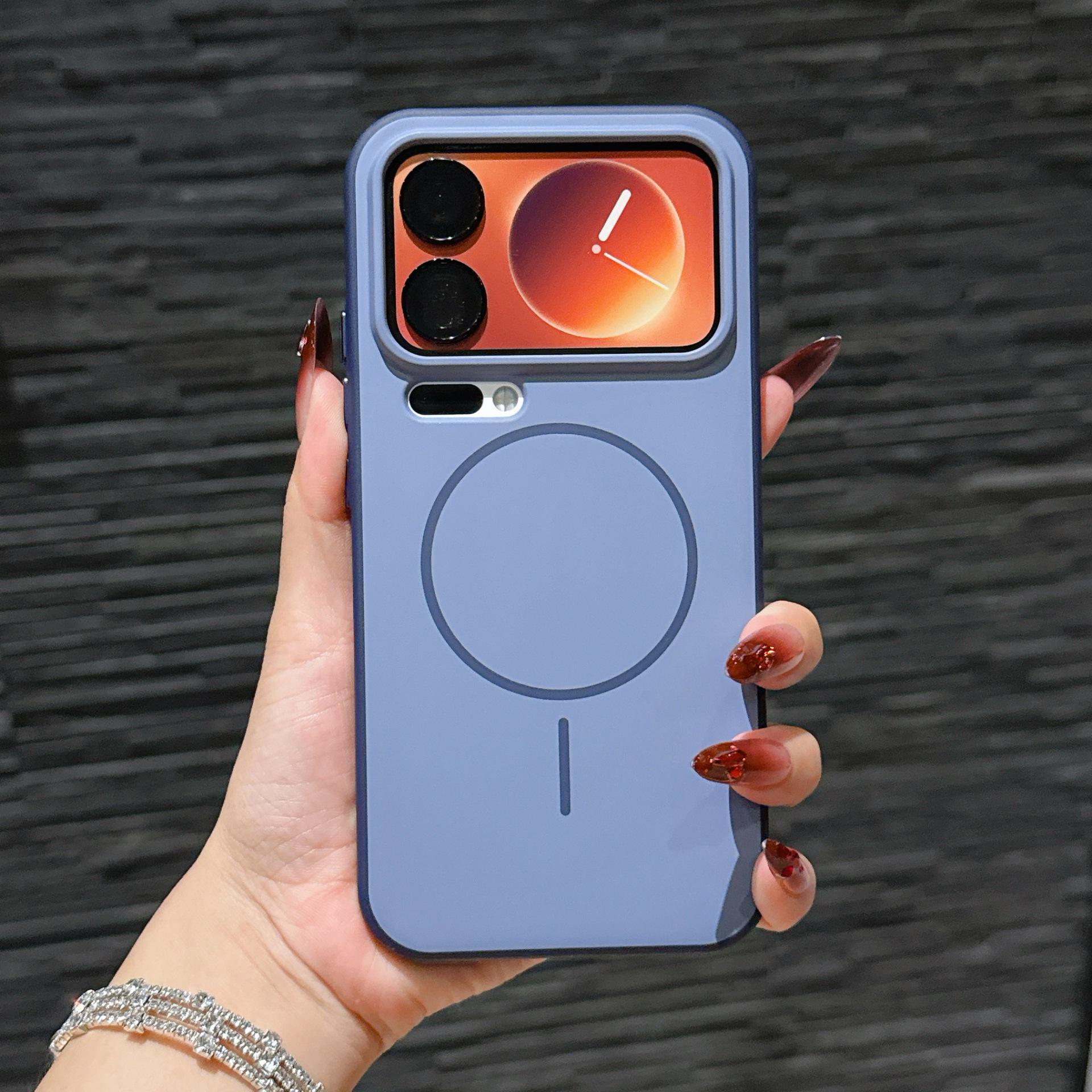 

Compatible with 17PROMAX: Boundless Series PC Drop-Proof Case with 17PRO All-Inclusive Magnetic Ring. Xiaomi 17 синий