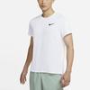 Nike Pro Dri-FIT Solid Color Sports Training Quick-Dry Crew Neck Short Sleeve T-Shirt Men Tops White CZ1182-100