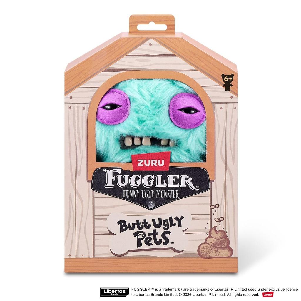 Fuggler Butt Ugly Pets Yooper Fuggler Butt Ugly Pets Suspicious Fox Pomeranian Plush Toy 15731G Authentic -